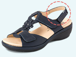 size 9 ladies sandals wide fit