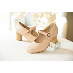Womens Wide Fit Mid Heel Court Shoes - Ascot