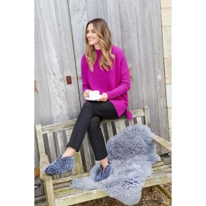 Womens Wide Fit Slippers - Malton