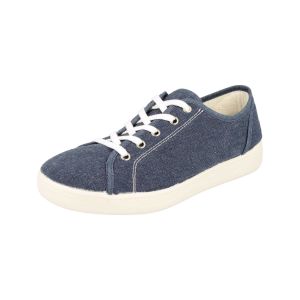 Womens Wide Fit Lace Up Canvas Pumps - Yoko
