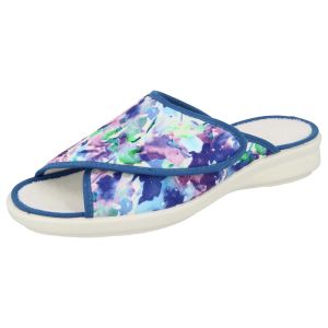 Womens Wide Fit Slide  Mule Sandals - Swallow