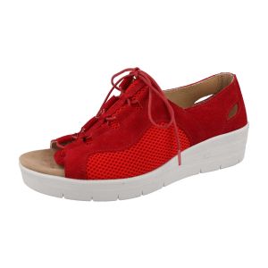 Womens Wide Fit Lace Flat Sandals  - Lizard