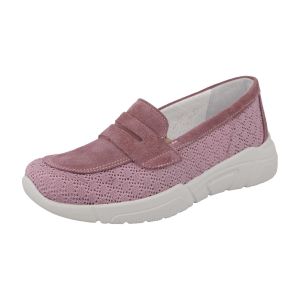 Womens Wide Fit Easy Access Casual Loafer Shoes - Crane
