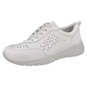 Womens Wide Fit Breathable Lace Trainer - Briar