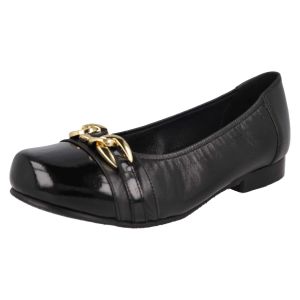Womens Wide Fit Elasticated Loafers - Piccadilly