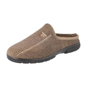 Mens Wide Fit Slide Mule Slippers - Fred
