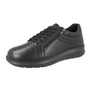 Mens Wide Fit Lace Up Trainer Style Casual Shoes - Orion