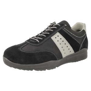 Mens Wide Fit Lace-Up Trainers  - Sequoia